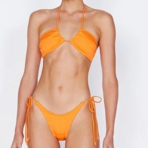 Triangl Orange Bikini Set + Bag